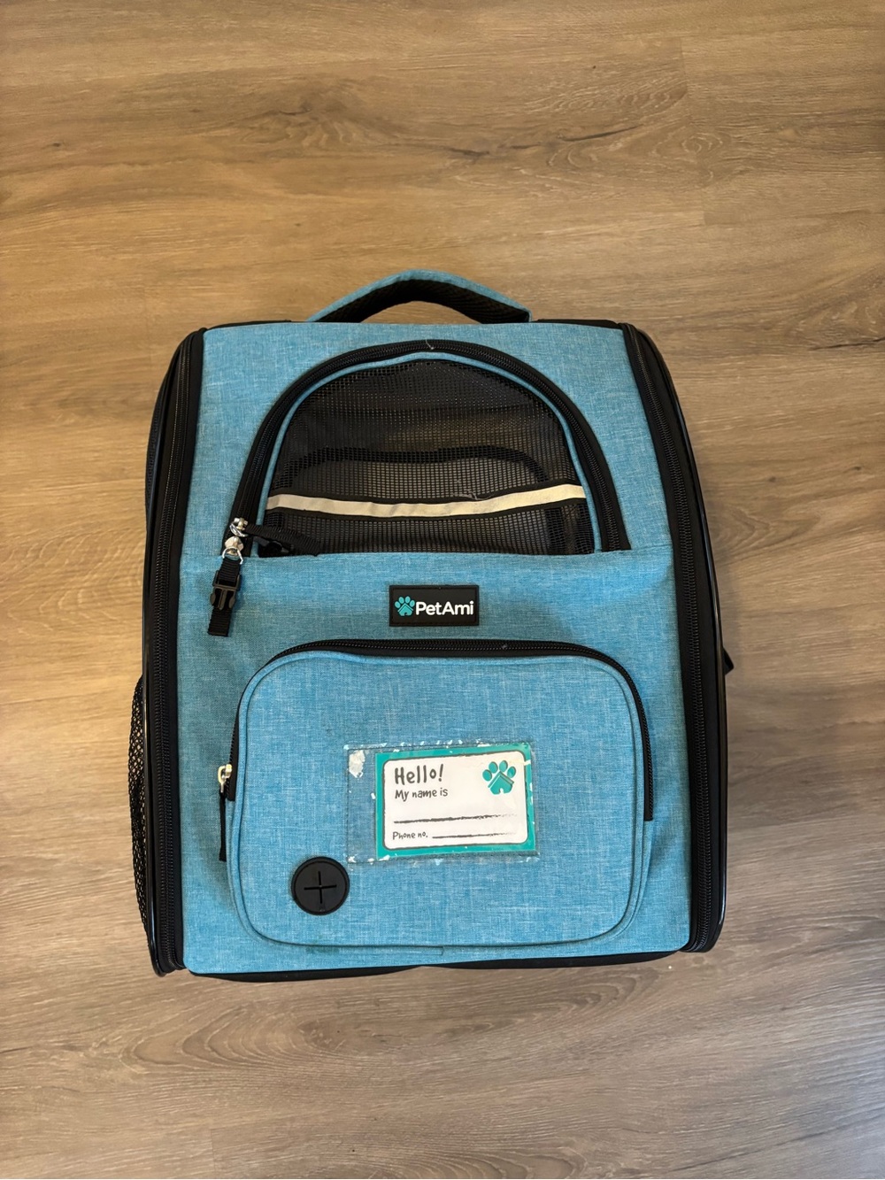 PetAmi Blue Pet Backpack Carrier